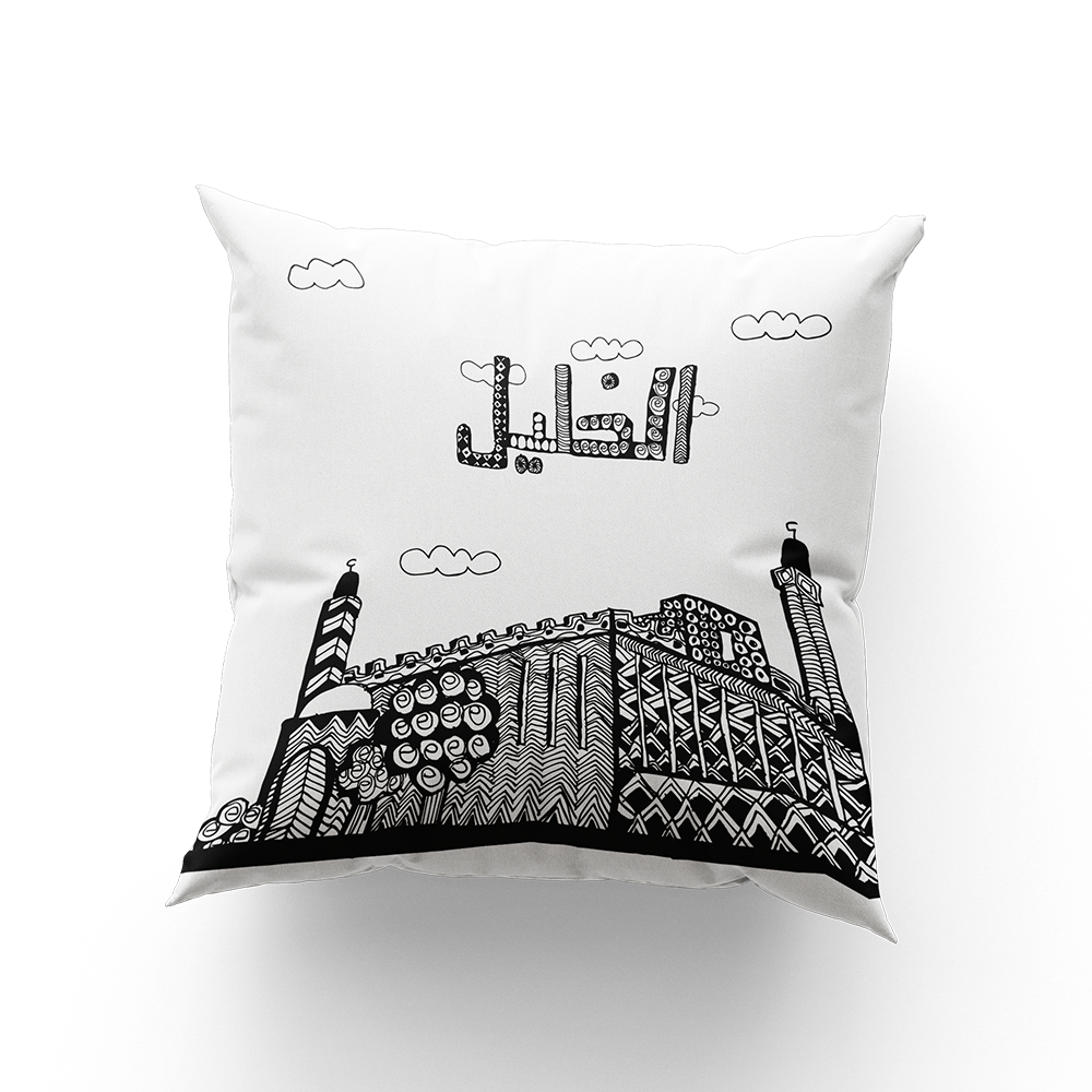 Cushion Cover Zentangle Print Hebron