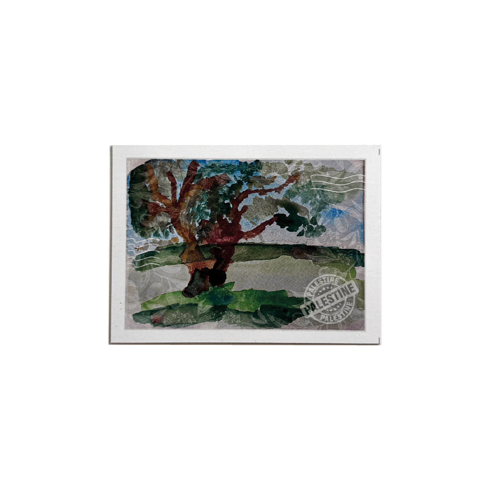 Fridge Magnet-Palestine Nature Tree2 Print