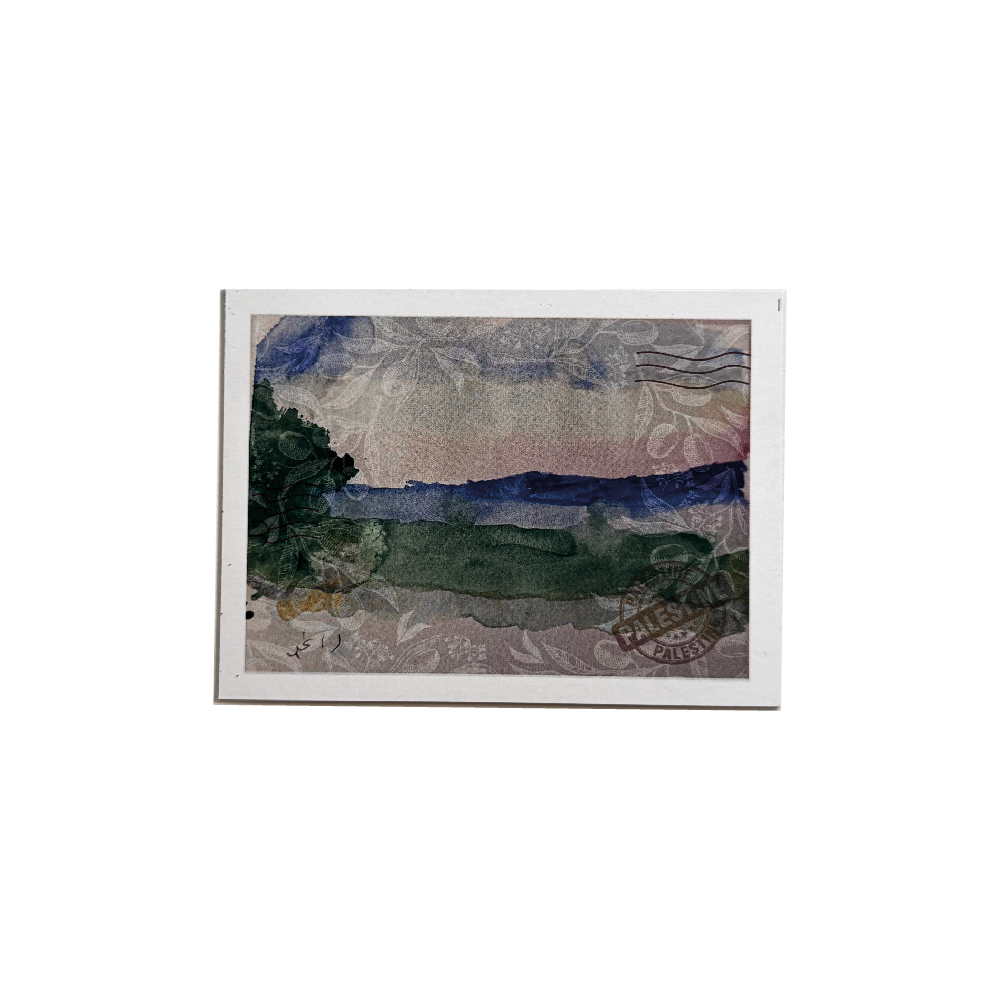 Fridge Magnet-Palestine Nature Coast Print