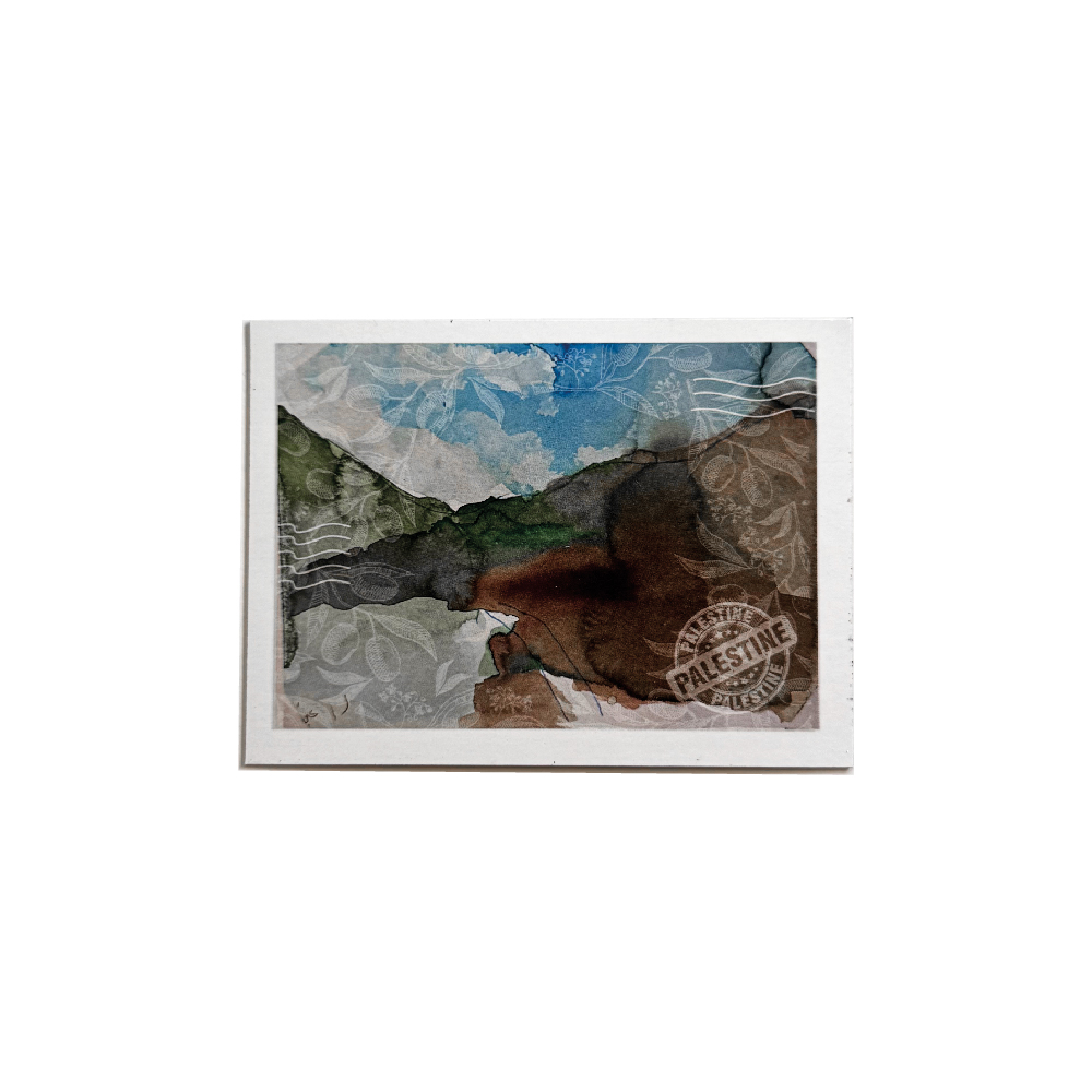 Fridge Magnet-Palestine Nature Print