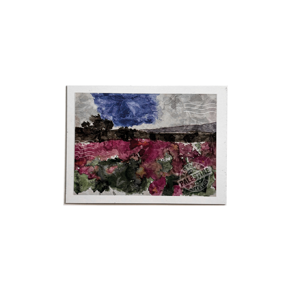 Fridge Magnet-Palestine Nature Plain Print