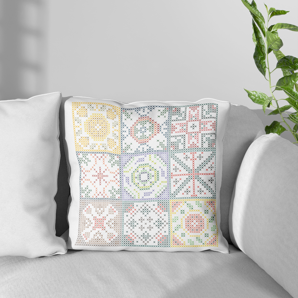 Cushion Cover Pixel Art Print3